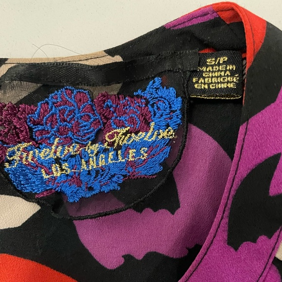 New Twelve by Twelve Women's Red & Black Back Zip Tops S - Picture 2 of 9